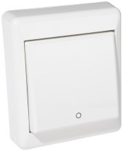 Bryter 2-pol vegg hvit - Elko